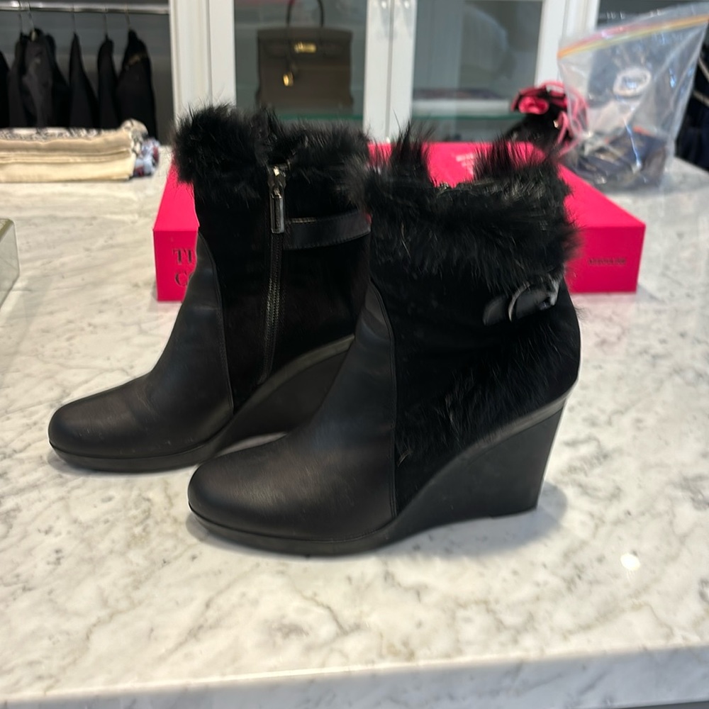 Aquaralia waterproof wedge boots